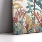 Canvas print Vintage tropical scene