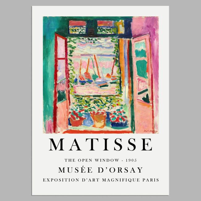 Open window collioure, Henri Matisse, Poster