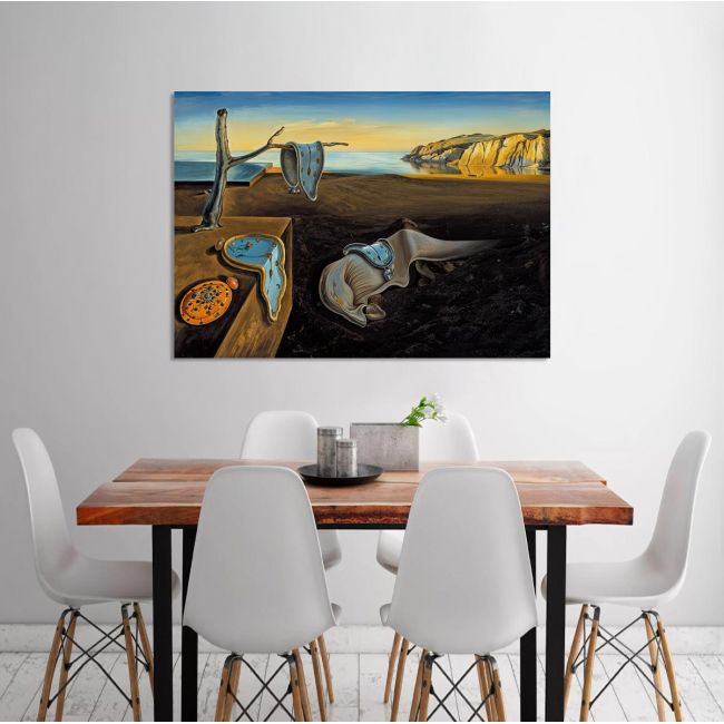 Canvas print The persistence of memory reart (original Dali)