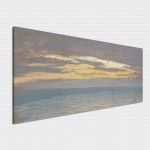 Πίνακας ζωγραφικής View of the sea at sunset, Monet C.