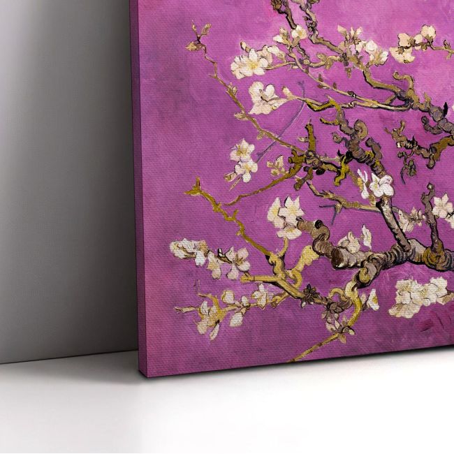 Πίνακας ζωγραφικής Blossoming almond tree (ροζ), Vincent van Gogh