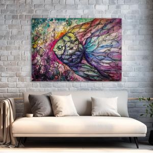Canvas printFish watercolors