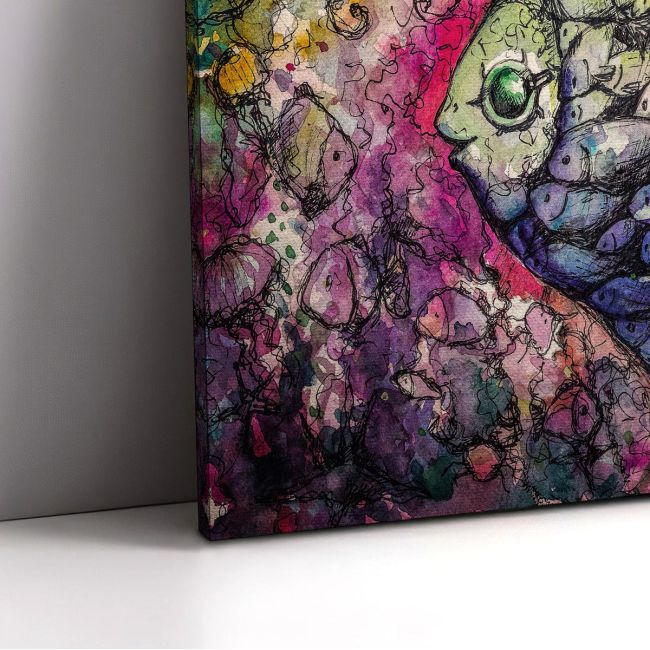 Canvas printFish watercolors