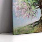 Canvas print Four season tree, two panels
