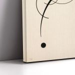 Πίνακας ζωγραφικής Free curve to the point, Kandinsky W.