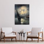 Canvas printA sailing ship by moonlight, Aivazovsky I.