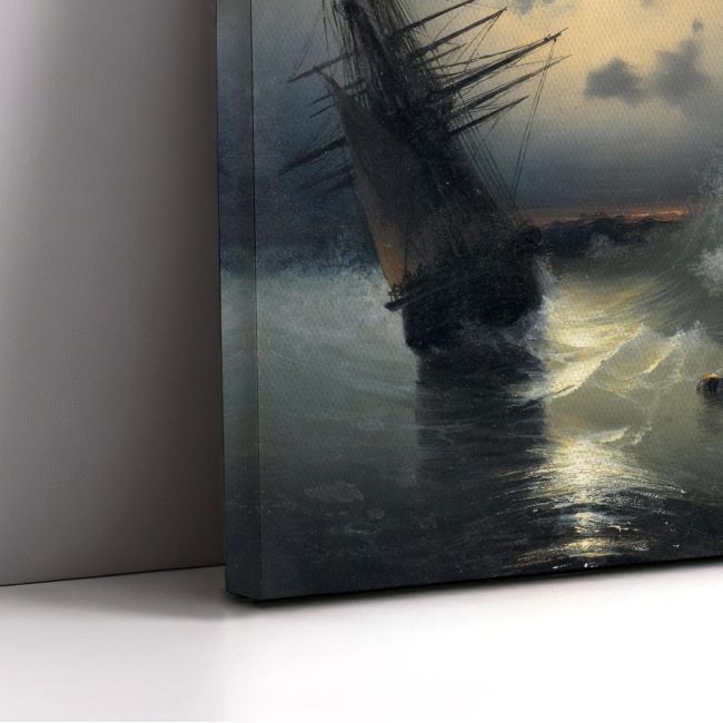 Canvas printA sailing ship by moonlight, Aivazovsky I.