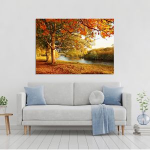 Πίνακας σε καμβά Φθινοπωρινό δάσος, Beautiful autumn 2
