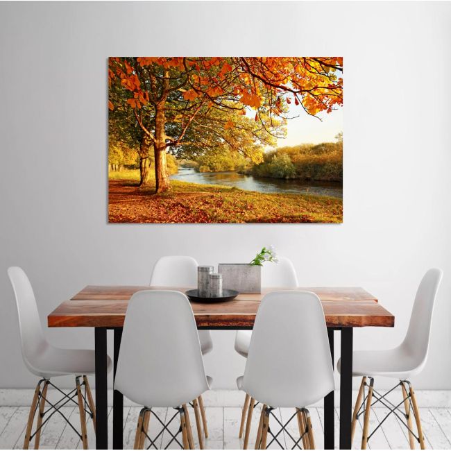 Πίνακας σε καμβά Φθινοπωρινό δάσος, Beautiful autumn