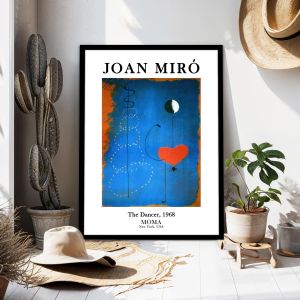 Αφίσα Έκθεσης MoMA, The Dancer, Miro J, αφίσα, κάδρο 2