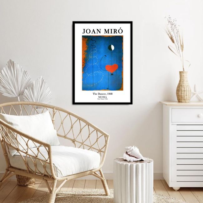 Αφίσα Έκθεσης MoMA, The Dancer, Miro J, αφίσα, κάδρο