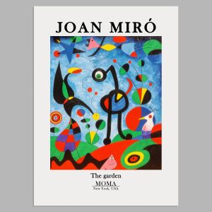 Αφίσα Έκθεσης MoMA, The garden, Miro J, αφίσα, κάδρο 2