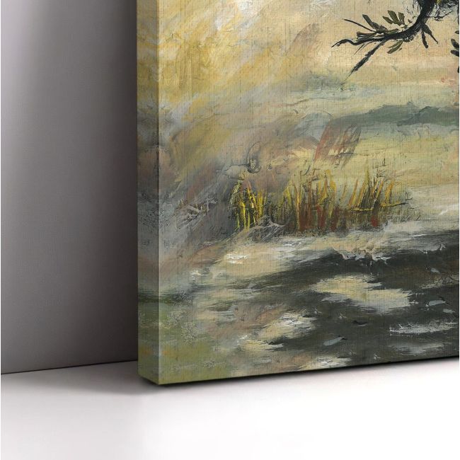 Canvas print Olive tree, four panels