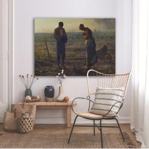 Canvas print The angelus, Millet Jean-Francois 2