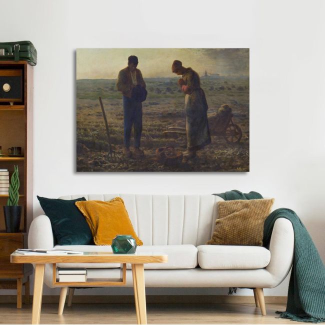 Πίνακας ζωγραφικής The angelus, Millet Jean-Francois