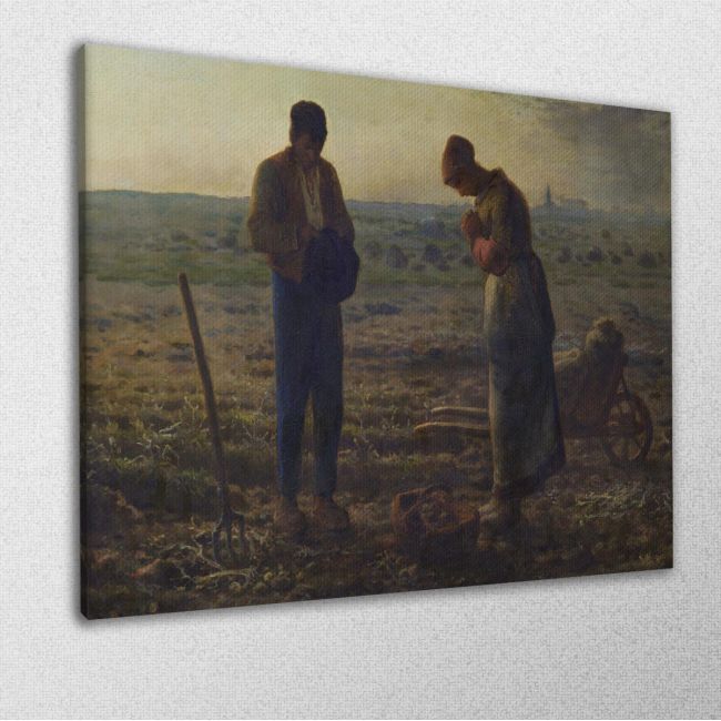 Πίνακας ζωγραφικής The angelus, Millet Jean-Francois