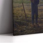 Canvas print The angelus, Millet Jean-Francois