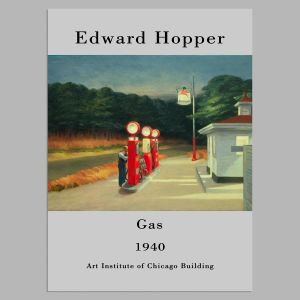 Αφίσα Έκθεσης Gas, Hopper E, αφίσα, κάδρο 2