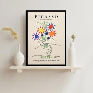 Bouquet of peace, Picasso, Poster