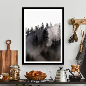 Forest in the fog II, poster