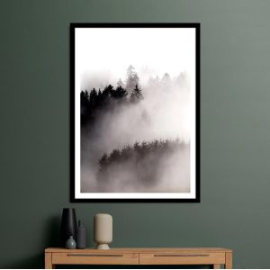 Forest in the fog I, poster