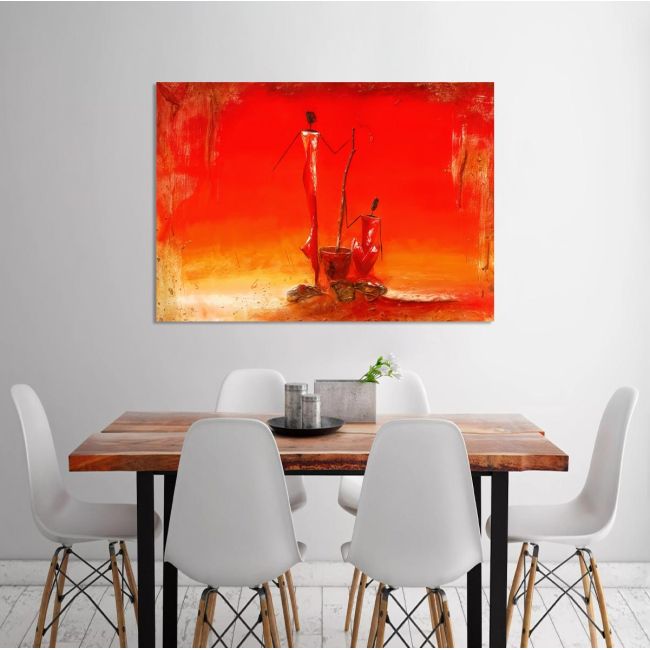 Canvas print Sunset in Africa II