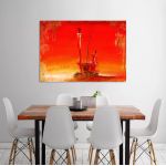 Canvas print Sunset in Africa II