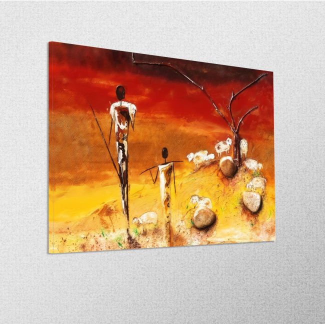 Canvas print Sunset in Africa III