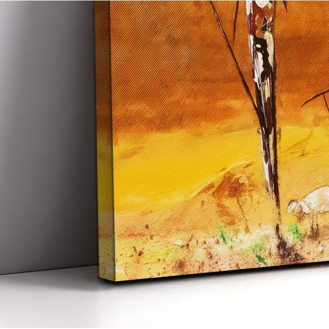 Canvas print Sunset in Africa III
