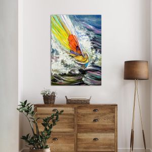 Πίνακας σε καμβά Turbulent waters 2