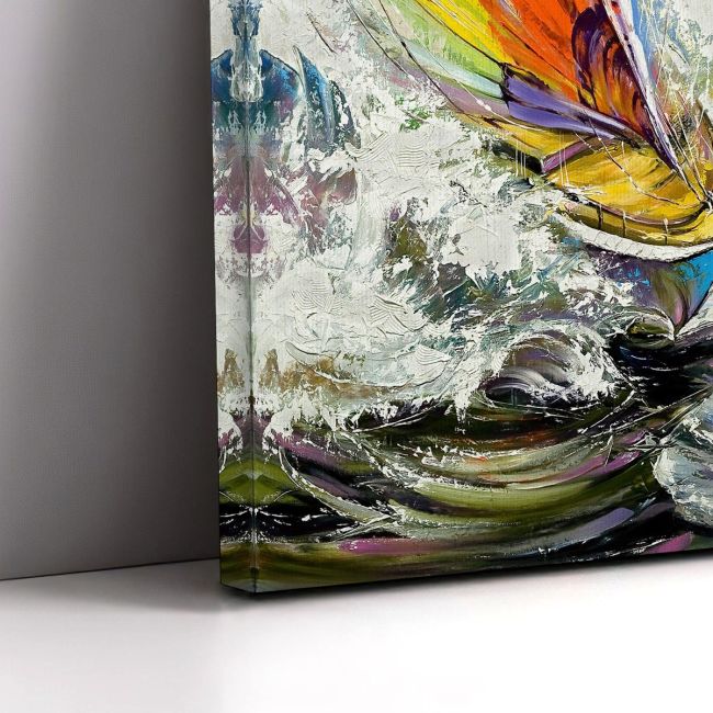 Πίνακας σε καμβά Turbulent waters