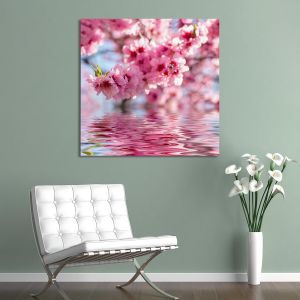 Canvas print Spring apple flowers