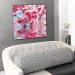 Canvas print Spring apple flowers