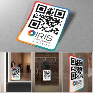 Αυτοκόλλητο Iris Payment Available 