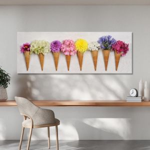 Canvas print Floral composition, panoramic 2