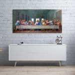 Canvas print The last supper, art I, Leonardo da Vinci panoramic