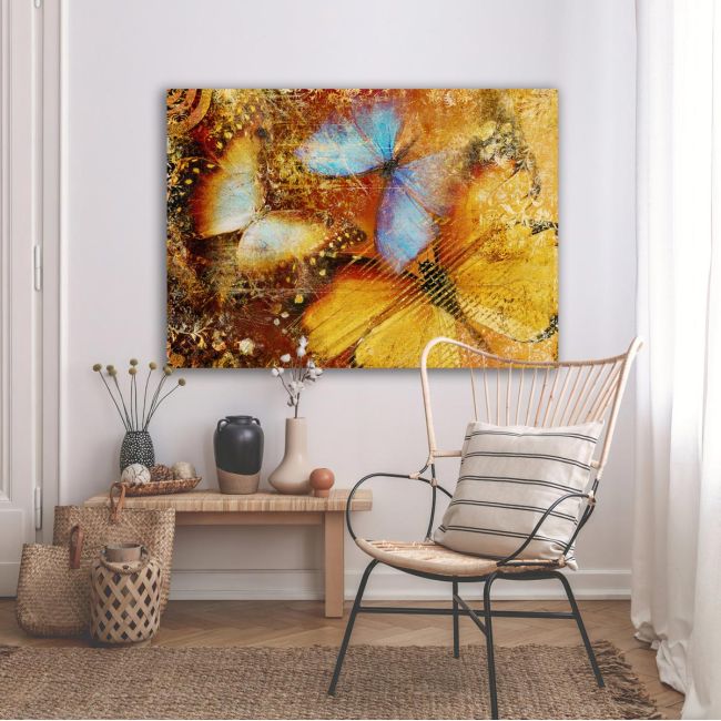 Πίνακας σε καμβά Πεταλούδα, Butterfly I artistic