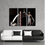 Canvas print Justice 3 panels