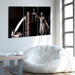 Canvas print Justice 3 panels
