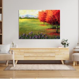 Canvas printTo the village