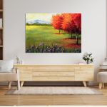 Canvas printTo the village