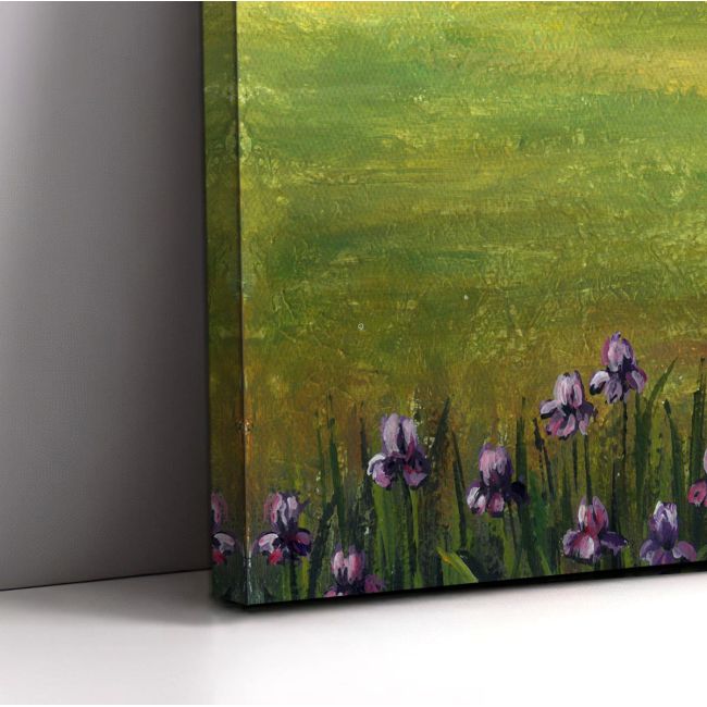 Canvas printTo the village