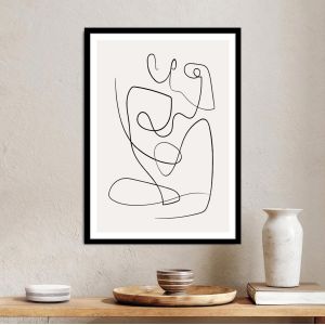 Form in lines, αφίσα, κάδρο