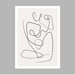 Form in lines, poster