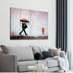 Canvas print Billie holiday life is beautiful, Banksy