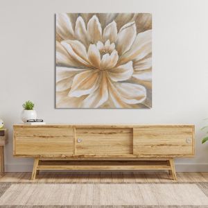Canvas print Blooming water lily