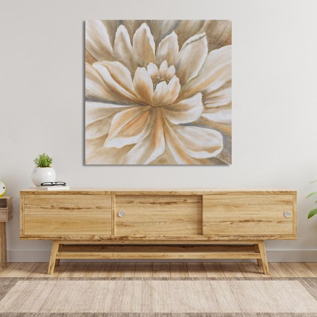 Canvas print Blooming water lily