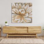 Canvas print Blooming water lily