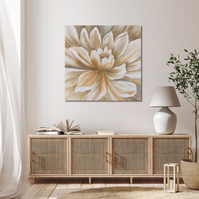 Canvas print Blooming water lily