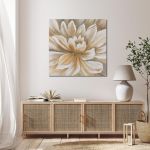 Πίνακας σε καμβά Blooming water lily